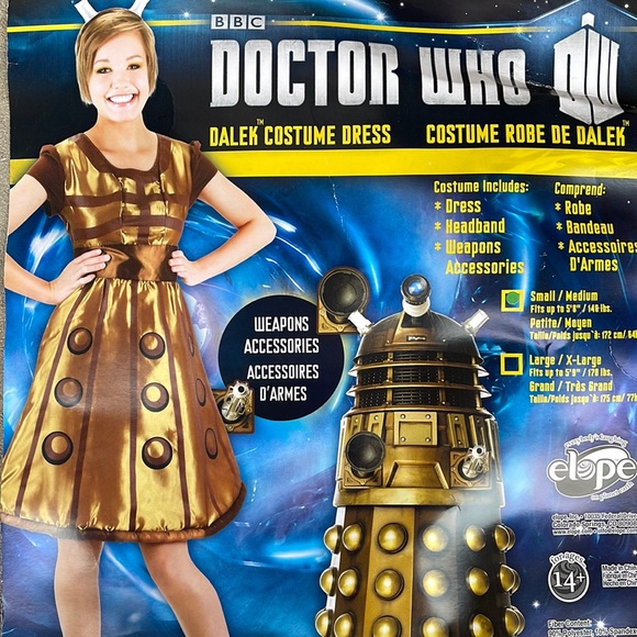 Doctor Who Dalek Costume! New! - Picture 1 of 9